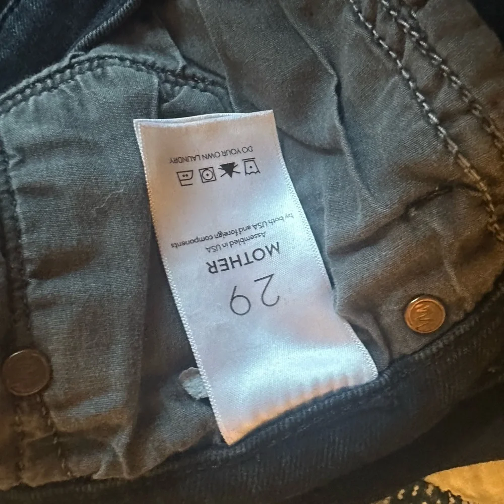 MOTHER Black Flare & Wide Leg Jeans - Picture 4 of 4